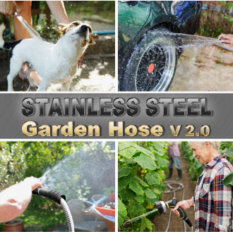 Stainless Steel Metal Garden Hose 304 Stainless Steel Water Hose