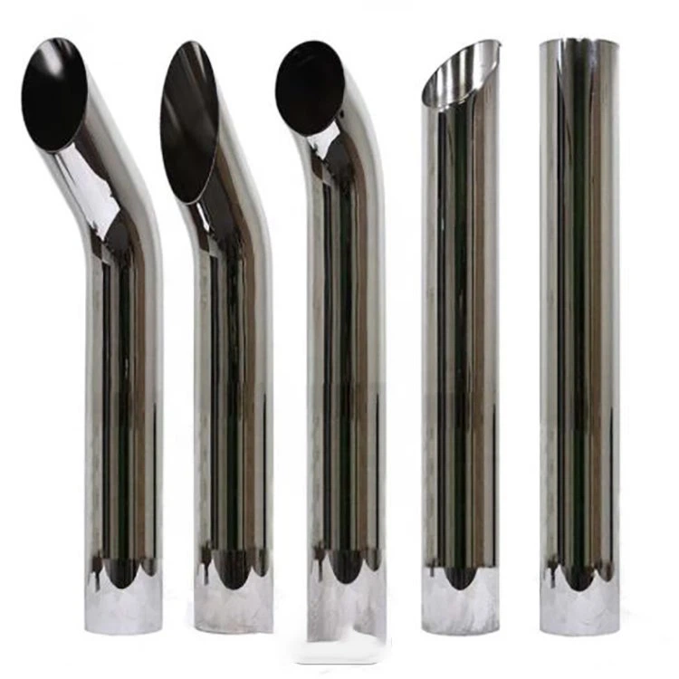 Lastbil krom udstødningsrør